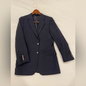Jos. A. Bank Men’s Blazer 40 RG Signature Collection Gordon Navy 2 Silver Button